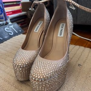 Steve Madden rhinestone heels